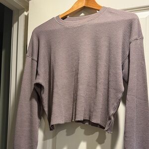 Aritzia Waffle Knit Shirt